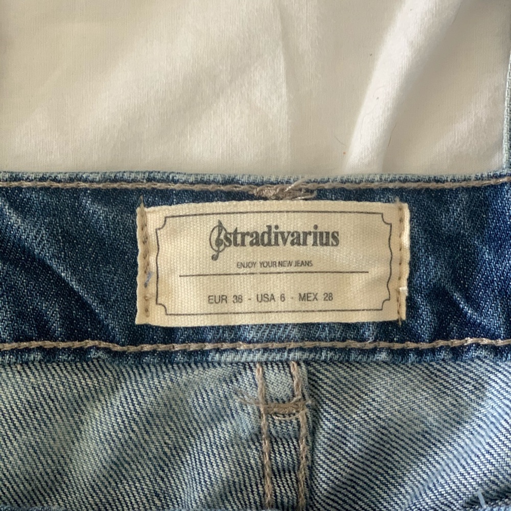 Stradivarius Jean Shorts Overalls